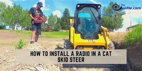 how to install a radio in a cat skid steer|cat skid steer radio replacement.